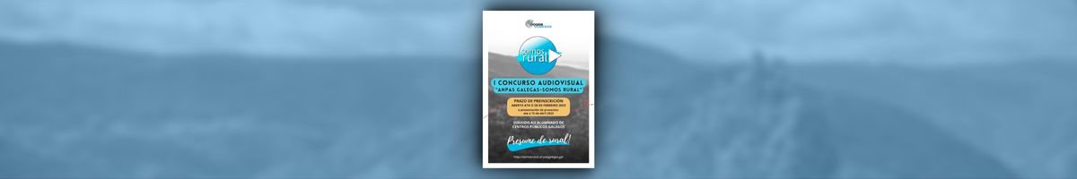 I concurso anpas galegas somos rural audiovisual banner
