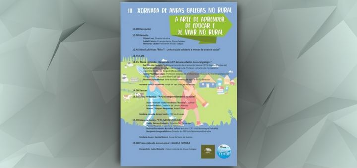III xornada anpas galegas no rural 2022 cartaz