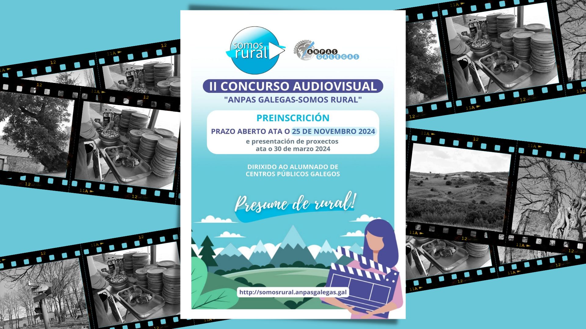 II Concurso Audiovisual Anpas galegas Somos rural curso 2023 2024